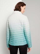 Lightweight Steppjacke mit Farbverlauf - Frauen - light pool blue Lightweight Steppjacke mit Farbverlauf - Frauen - light pool blue - 2 - TOM TAILOR