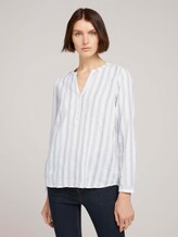Gestreifte Tunika - Frauen - white blue vertical stripe Gestreifte Tunika - Frauen - white blue vertical stripe - 1 - TOM TAILOR Denim