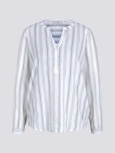 Gestreifte Tunika - Frauen - white blue vertical stripe Gestreifte Tunika - Frauen - white blue vertical stripe - 7 - TOM TAILOR Denim