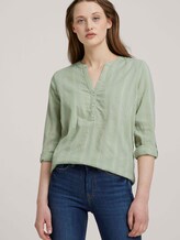Gestreifte Tunika mit Bio-Baumwolle - Frauen - green white vertical stripe Gestreifte Tunika mit Bio-Baumwolle - Frauen - green white vertical stripe - 5 - TOM TAILOR Denim