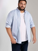 Basic Oxford Hemd - Männer - light blue oxford Basic Oxford Hemd - Männer - light blue oxford - 5 - Men Plus