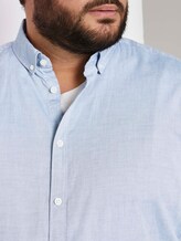 Basic Oxford Hemd - Männer - light blue oxford Basic Oxford Hemd - Männer - light blue oxford - 9 - Men Plus