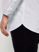 Basic Oxford Hemd - Männer - White Basic Oxford Hemd - Männer - White - 9 - Men Plus