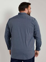Gemustertes Slim Stretch-Hemd - Männer - navy stripe Gemustertes Slim Stretch-Hemd - Männer - navy stripe - 2 - Men Plus