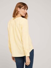 Henley blouse met textuur - Vrouwen - smooth yellow Henley blouse met textuur - Vrouwen - smooth yellow - 2 - TOM TAILOR