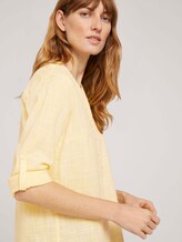 Henley blouse met textuur - Vrouwen - smooth yellow Henley blouse met textuur - Vrouwen - smooth yellow - 9 - TOM TAILOR