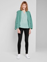 Strukturierte Henley Bluse - Frauen - soft leaf green Strukturierte Henley Bluse - Frauen - soft leaf green - 3 - TOM TAILOR