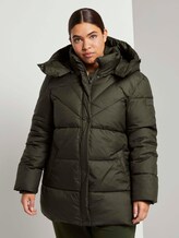 Plus - Pufferjacke mit hohem Stehkragen - Frauen - Dark Rosin Green Plus - Pufferjacke mit hohem Stehkragen - Frauen - Dark Rosin Green - 1 - My True Me