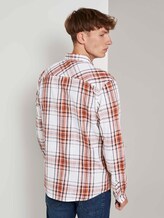 Kariertes Hemd - Männer - white rost coloured check Kariertes Hemd - Männer - white rost coloured check - 2 - TOM TAILOR Denim