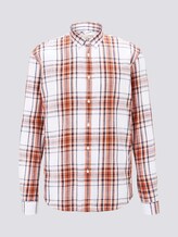 Kariertes Hemd - Männer - white rost coloured check Kariertes Hemd - Männer - white rost coloured check - 7 - TOM TAILOR Denim