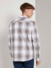 Kariertes Hemd - Männer - white olive check Kariertes Hemd - Männer - white olive check - 2 - TOM TAILOR Denim