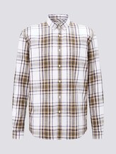 Kariertes Hemd - Männer - white olive check Kariertes Hemd - Männer - white olive check - 7 - TOM TAILOR Denim