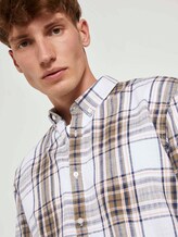 Kariertes Hemd - Männer - white olive check Kariertes Hemd - Männer - white olive check - 9 - TOM TAILOR Denim