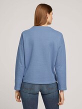 gemütlicher Pullover mit Bio-Baumwolle - Frauen - soft mid blue gemütlicher Pullover mit Bio-Baumwolle - Frauen - soft mid blue - 2 - TOM TAILOR Denim