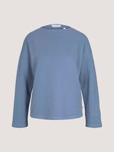 gemütlicher Pullover mit Bio-Baumwolle - Frauen - soft mid blue gemütlicher Pullover mit Bio-Baumwolle - Frauen - soft mid blue - 7 - TOM TAILOR Denim