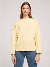 gemütlicher Pullover mit Bio-Baumwolle - Frauen - soft yellow gemütlicher Pullover mit Bio-Baumwolle - Frauen - soft yellow - 1 - TOM TAILOR Denim