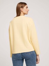 gemütlicher Pullover mit Bio-Baumwolle - Frauen - soft yellow gemütlicher Pullover mit Bio-Baumwolle - Frauen - soft yellow - 2 - TOM TAILOR Denim