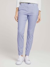 Chino Slim Broek met biologisch katoen - Vrouwen - Thin Stripe Pants Chino Slim Broek met biologisch katoen - Vrouwen - Thin Stripe Pants - 1 - TOM TAILOR