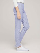 Chino Slim Broek met biologisch katoen - Vrouwen - Thin Stripe Pants Chino Slim Broek met biologisch katoen - Vrouwen - Thin Stripe Pants - 11 - TOM TAILOR