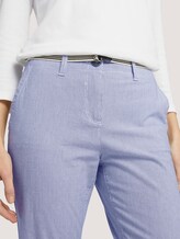 Chino Slim Broek met biologisch katoen - Vrouwen - Thin Stripe Pants Chino Slim Broek met biologisch katoen - Vrouwen - Thin Stripe Pants - 9 - TOM TAILOR