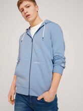 Sweatjacke - Männer - Foggy Blue Sweatjacke - Männer - Foggy Blue - 5 - TOM TAILOR Denim