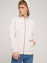 Sweatjacke mit Bio-Baumwolle - Männer - light almond Sweatjacke mit Bio-Baumwolle - Männer - light almond - 5 - TOM TAILOR Denim