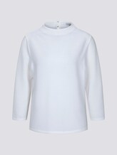 Strukturiertes Stehkragen Shirt - Frauen - Whisper White Strukturiertes Stehkragen Shirt - Frauen - Whisper White - 7 - TOM TAILOR