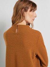 Strukturiertes Stehkragen Shirt - Frauen - tawny brown Strukturiertes Stehkragen Shirt - Frauen - tawny brown - 10 - TOM TAILOR