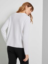 Basic trui met opstaande kraag - Vrouwen - Whisper White Basic trui met opstaande kraag - Vrouwen - Whisper White - 2 - TOM TAILOR