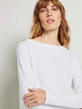 Basic trui met opstaande kraag - Vrouwen - Whisper White Basic trui met opstaande kraag - Vrouwen - Whisper White - 9 - TOM TAILOR