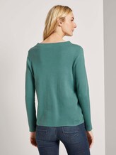 Basic Pullover mit Stehkragen - Frauen - Salvia Basic Pullover mit Stehkragen - Frauen - Salvia - 2 - TOM TAILOR
