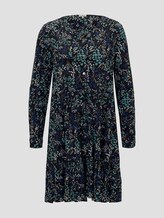Gemustertes Kleid mit Volants - Frauen - black floral design Gemustertes Kleid mit Volants - Frauen - black floral design - 7 - TOM TAILOR