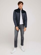 Hybrid Steppjacke - Männer - grey melange structure Hybrid Steppjacke - Männer - grey melange structure - 3 - TOM TAILOR