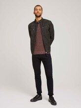 Bikerjacke aus Velours - Männer - Black Bikerjacke aus Velours - Männer - Black - 3 - TOM TAILOR