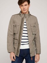 Feldjacke mit Bio-Baumwolle - Männer - Coastal Fog Beige Feldjacke mit Bio-Baumwolle - Männer - Coastal Fog Beige - 5 - TOM TAILOR