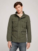 Feldjacke mit Bio-Baumwolle - Männer - Olive Night Green Feldjacke mit Bio-Baumwolle - Männer - Olive Night Green - 1 - TOM TAILOR