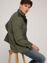Feldjacke mit Bio-Baumwolle - Männer - Olive Night Green Feldjacke mit Bio-Baumwolle - Männer - Olive Night Green - 5 - TOM TAILOR
