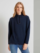 Funktionales Sweatshirt mit Struktur - Frauen - Sky Captain Blue Funktionales Sweatshirt mit Struktur - Frauen - Sky Captain Blue - 1 - TOM TAILOR