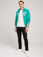 Sweatjacke mit Print - Männer - dusty aqua Sweatjacke mit Print - Männer - dusty aqua - 3 - TOM TAILOR