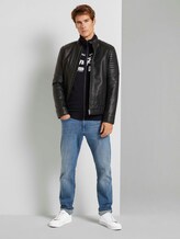 Sweatjacke mit Print - Männer - Black Sweatjacke mit Print - Männer - Black - 3 - TOM TAILOR