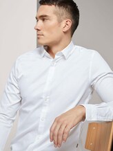 Fein gemustertes Hemd - Männer - White Fein gemustertes Hemd - Männer - White - 9 - TOM TAILOR