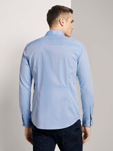 Fein gemustertes Hemd - Männer - light blue white structure Fein gemustertes Hemd - Männer - light blue white structure - 2 - TOM TAILOR