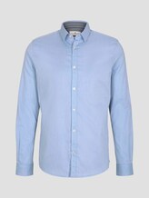 Fein gemustertes Hemd - Männer - light blue white structure Fein gemustertes Hemd - Männer - light blue white structure - 7 - TOM TAILOR