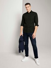 Fein gemustertes Hemd - Männer - Black Fein gemustertes Hemd - Männer - Black - 3 - TOM TAILOR