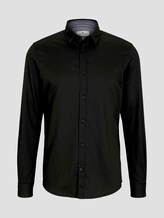 Fein gemustertes Hemd - Männer - Black Fein gemustertes Hemd - Männer - Black - 7 - TOM TAILOR