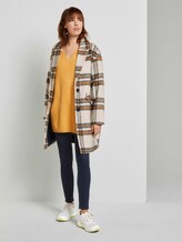 Langer Pullover mit V-Ausschnitt - Frauen - Indian Spice Yellow Langer Pullover mit V-Ausschnitt - Frauen - Indian Spice Yellow - 3 - TOM TAILOR Denim