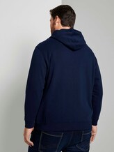 Weiche Sweat Kapuzenjacke - Männer - Dark Blue Weiche Sweat Kapuzenjacke - Männer - Dark Blue - 2 - Men Plus