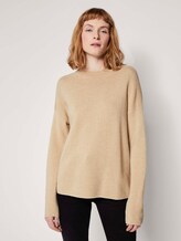 Pullover in Ottoman Struktur - Frauen - warm sand melange Pullover in Ottoman Struktur - Frauen - warm sand melange - 1 - TOM TAILOR