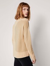 Pullover in Ottoman Struktur - Frauen - warm sand melange Pullover in Ottoman Struktur - Frauen - warm sand melange - 2 - TOM TAILOR