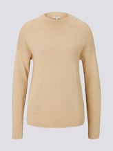 Pullover in Ottoman Struktur - Frauen - warm sand melange Pullover in Ottoman Struktur - Frauen - warm sand melange - 7 - TOM TAILOR